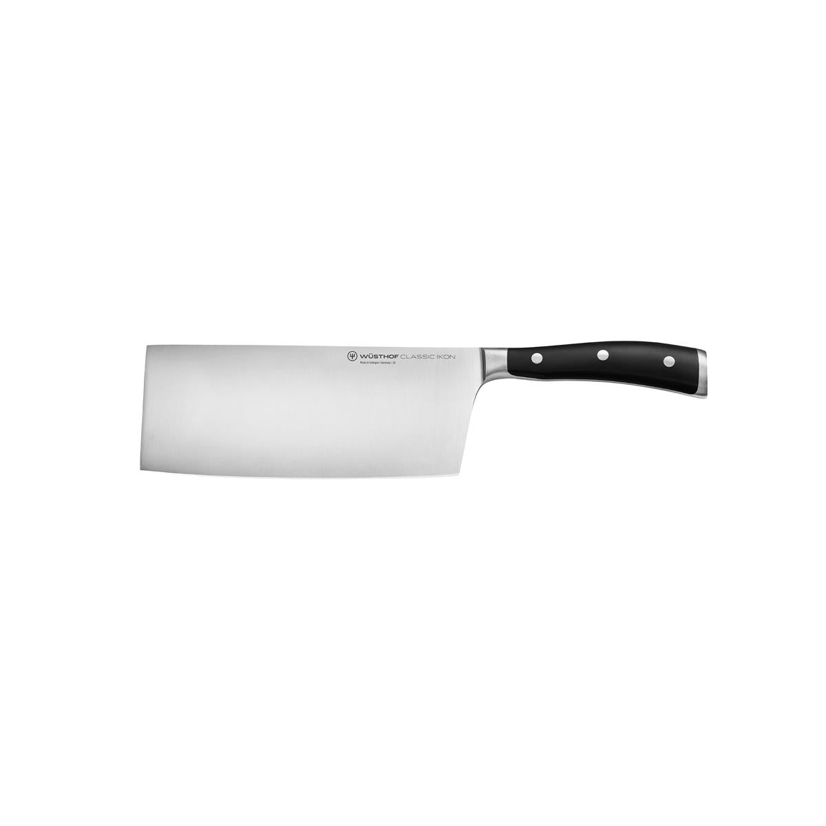 Wusthof Classic Ikon Black Chinese Chef Knife 180mm(10403318