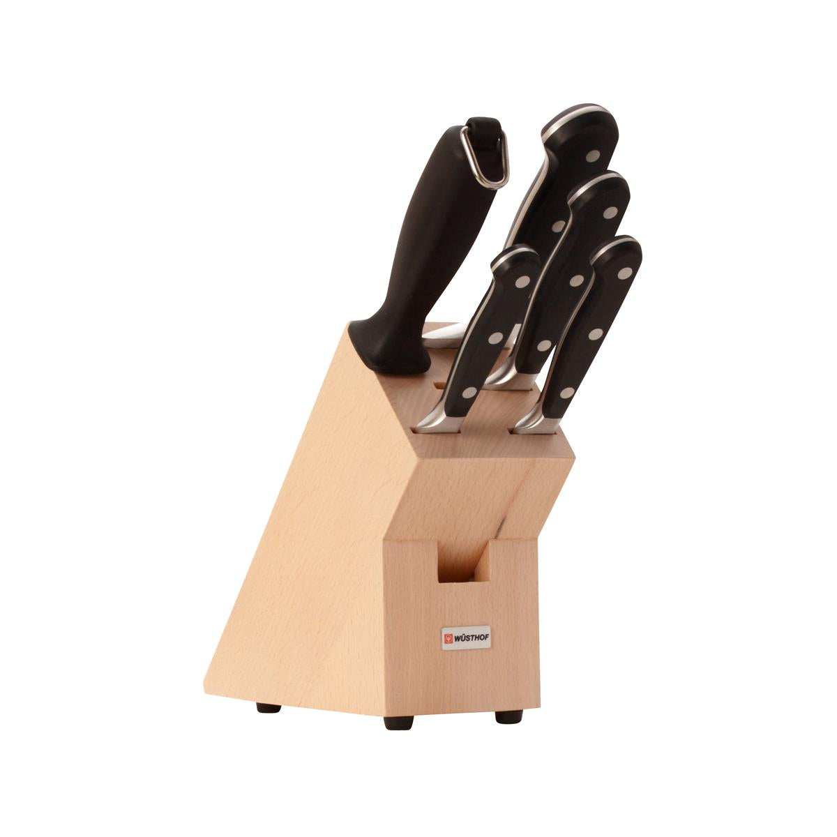Wusthof Classic Knife Block Set W/Carving 200mm 6Pc (1090170