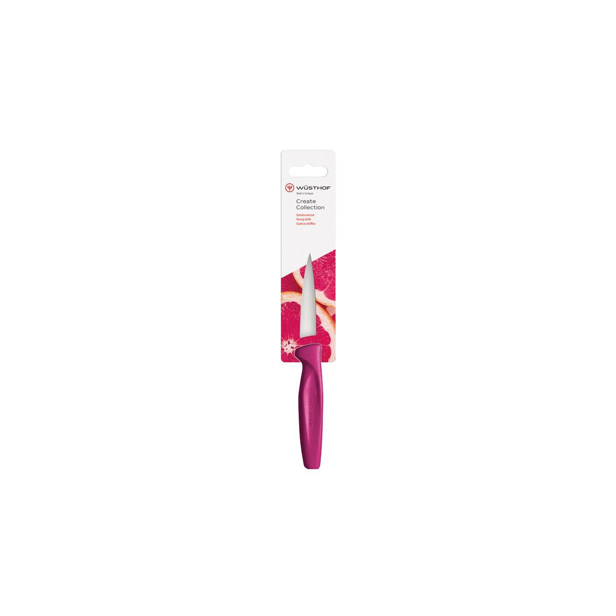 Wusthof Create Paring Knife 80mm Magenta H/Sell (1145304208W