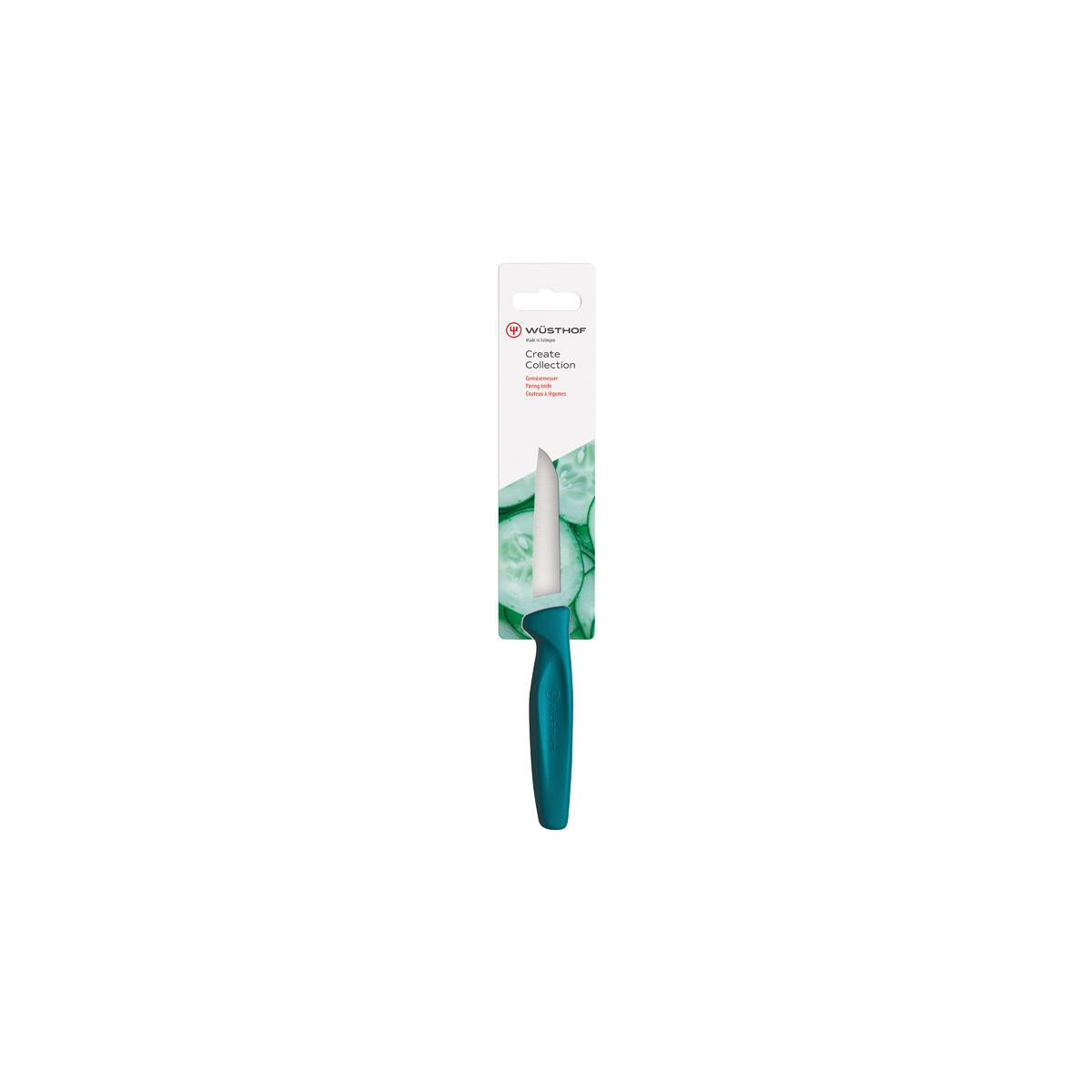 Wusthof Create B/Nose Paring Knife 80mm Blue H/Sell (1145306