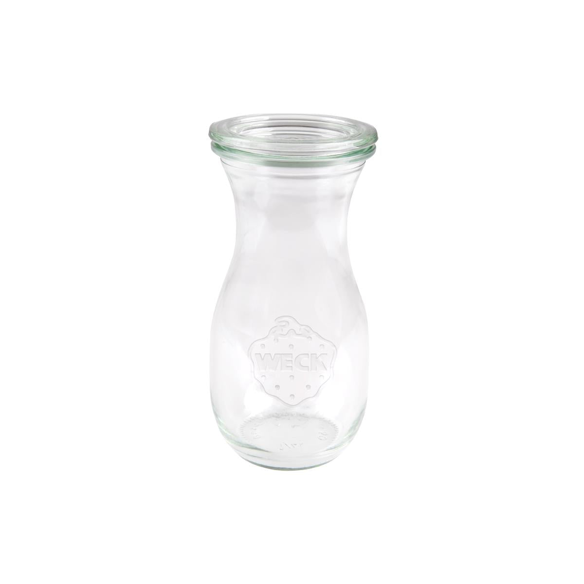 82307 - Weck Bottle Glass Jar W Lid (Sold in sets of 6)