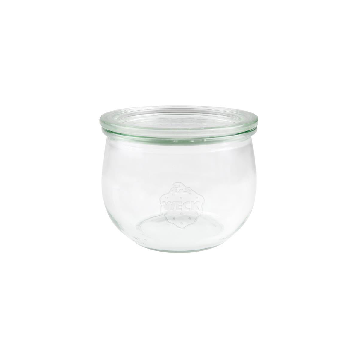 Weck Tulip Glass Jar W/Lid (Sold in sets of 6)