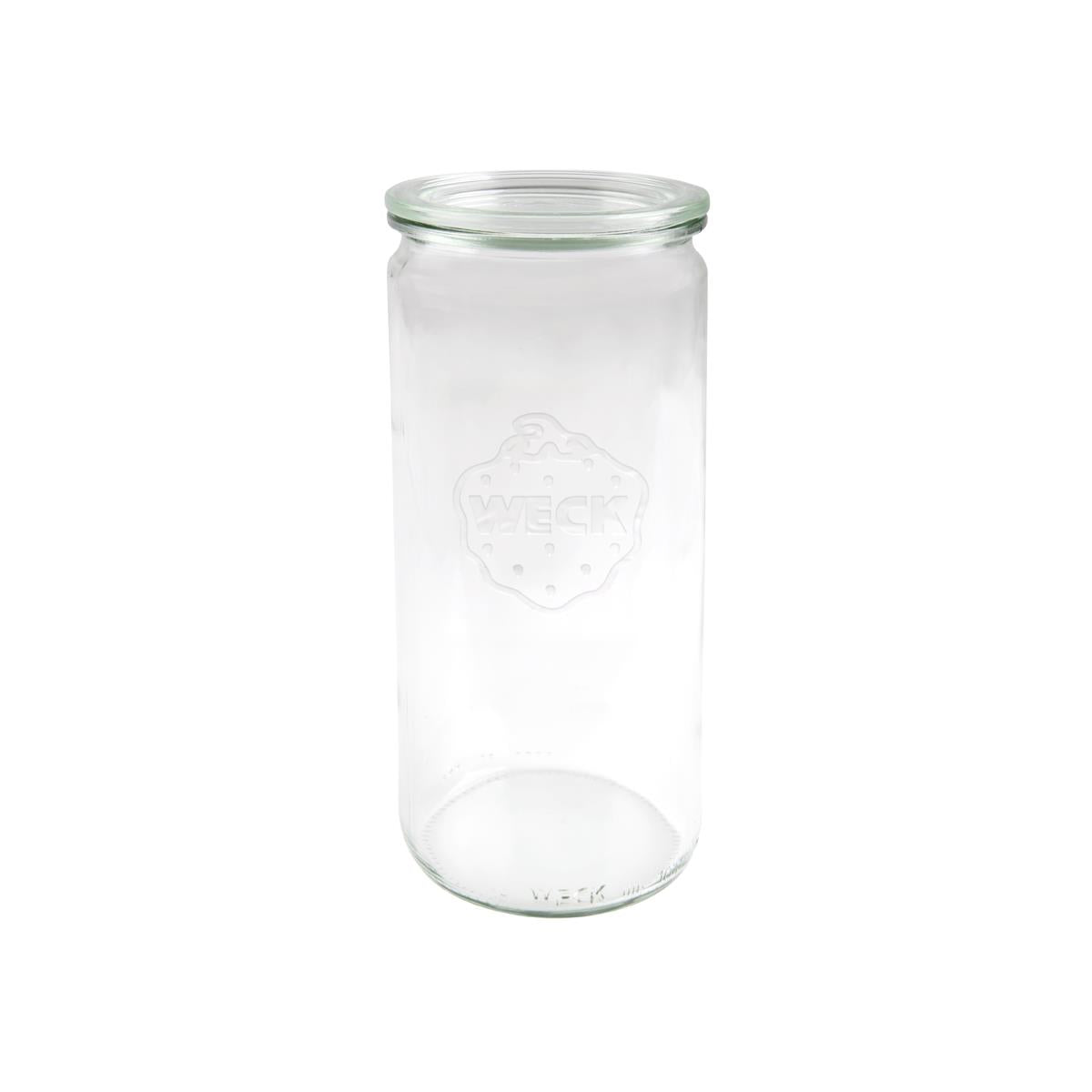 82386 - Weck Cylinder Glass Jar W/Lid 1040Ml 80X210Mm (908)