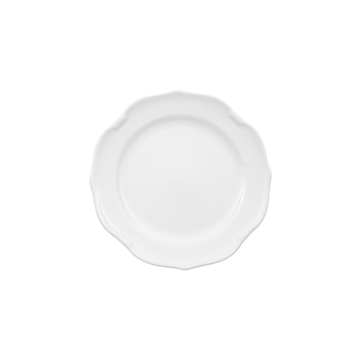 VB16-3318-2600 - Villeroy and Boch La Scala Plate W/Rim White (Sold in sets of 6)