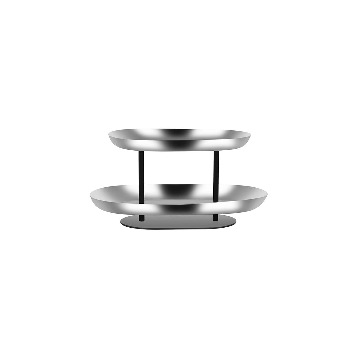 6990 - Chef Inox 2-Tier Seafood Stand Ss Iron 380x260x195mm