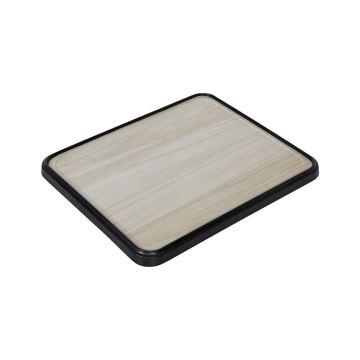 46382 - Zicco Melamine Bento Tray Lid Whitewash 300x250x20mm (Sold in sets of 6)