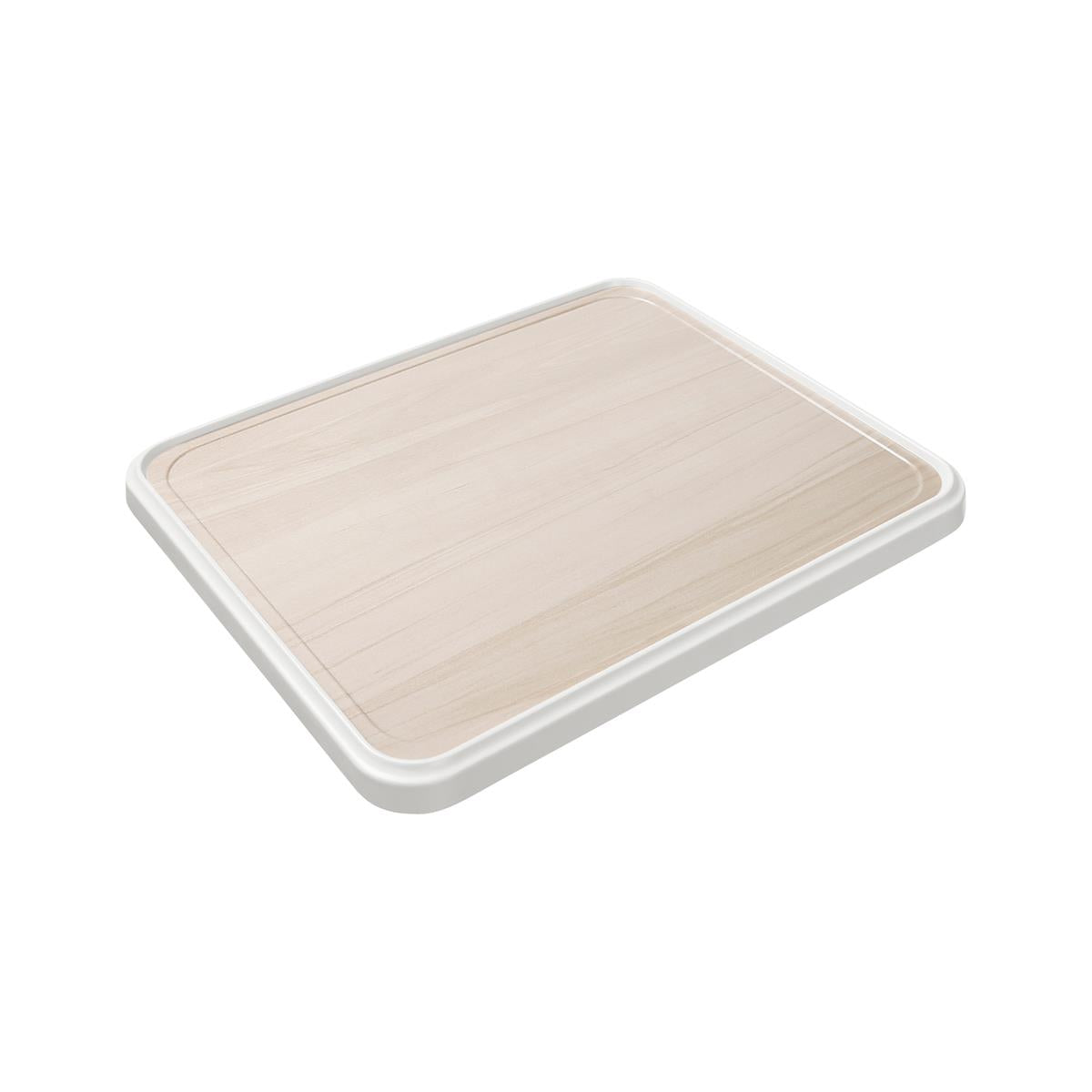 46382 - Zicco Melamine Bento Tray Lid Whitewash 300x250x20mm (Sold in sets of 6) - Image 2