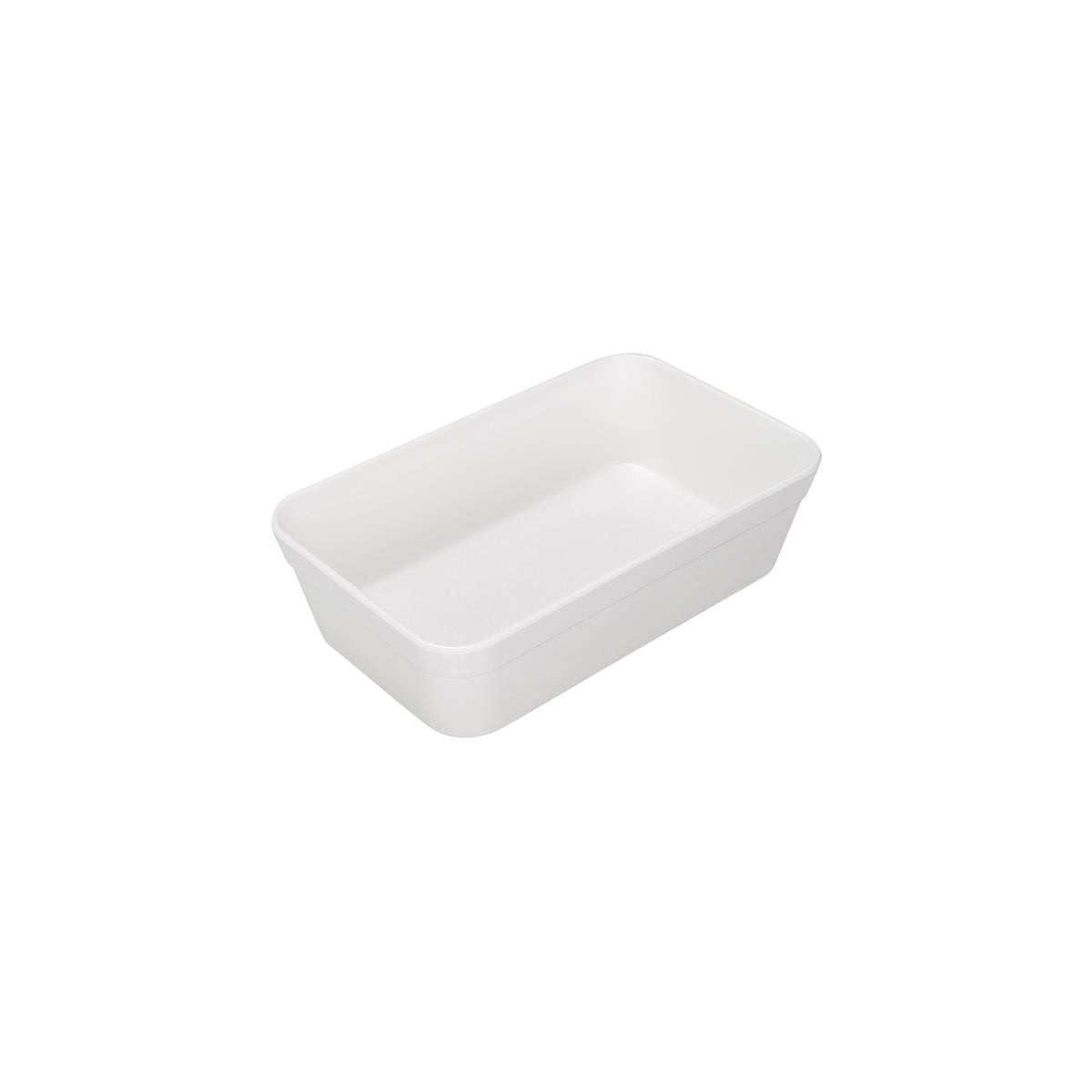 46388 - Zicco Melamine Large Insert Bowl Solid 230x140x60mm (Sold in sets of 6) - Image 2