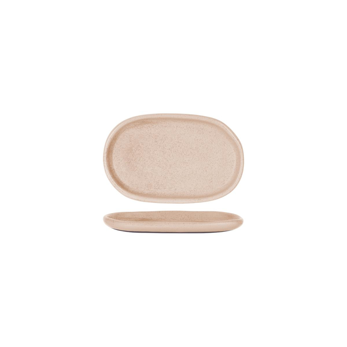 Tablekraft Naturals Sierra Beige Oval Plate 210mm - 6 pack