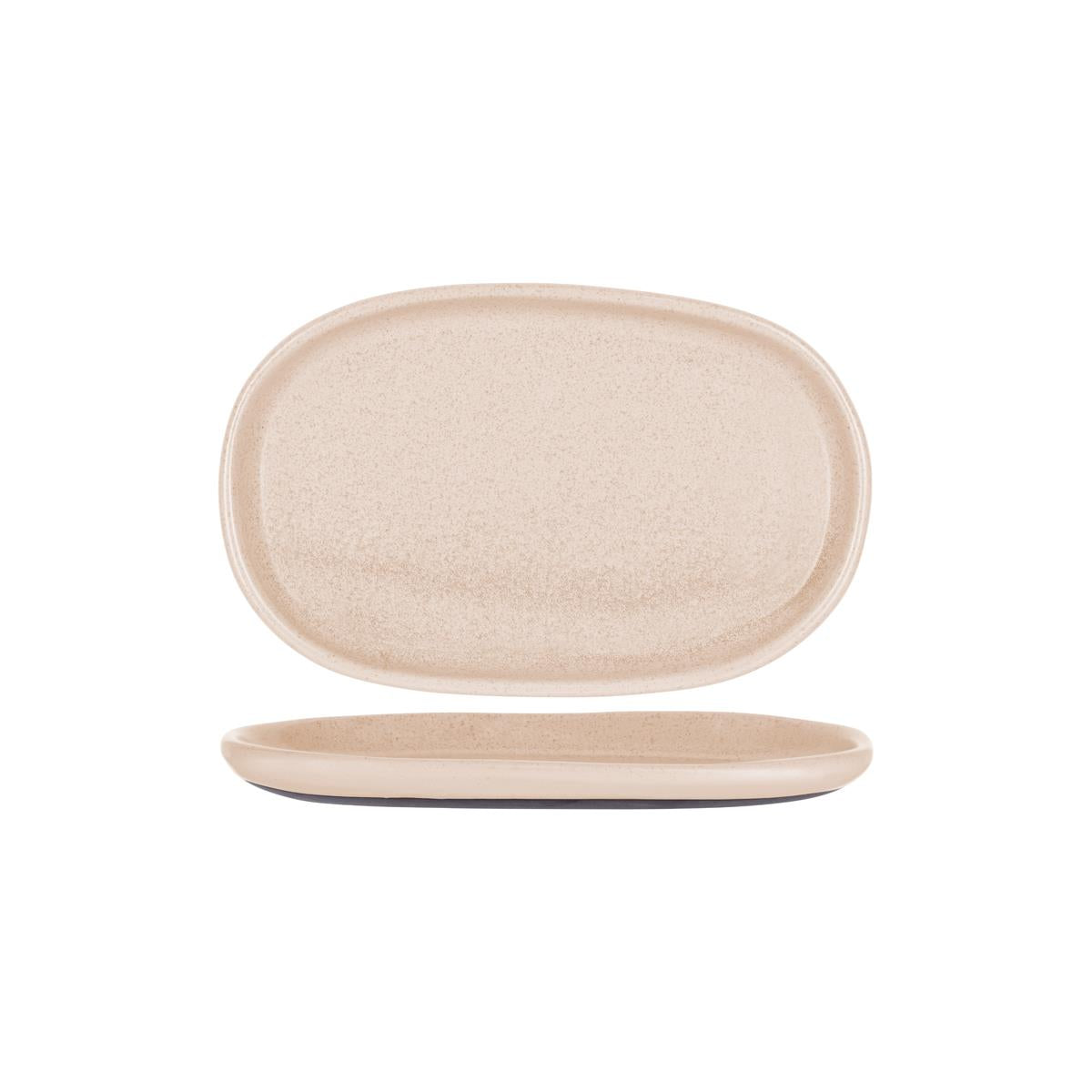 Tablekraft Naturals Sierra Beige Oval Plate 310mm - 3 pack