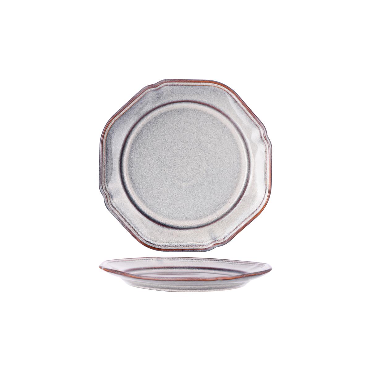 Tablekraft Provincial Vintage Plate Rim 274X29Mm Ivory Mist