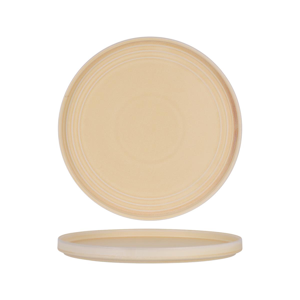 Tablekraft Urban Loft Round Serve Platter 320x30mm Sandstone (Sold in sets of 2)