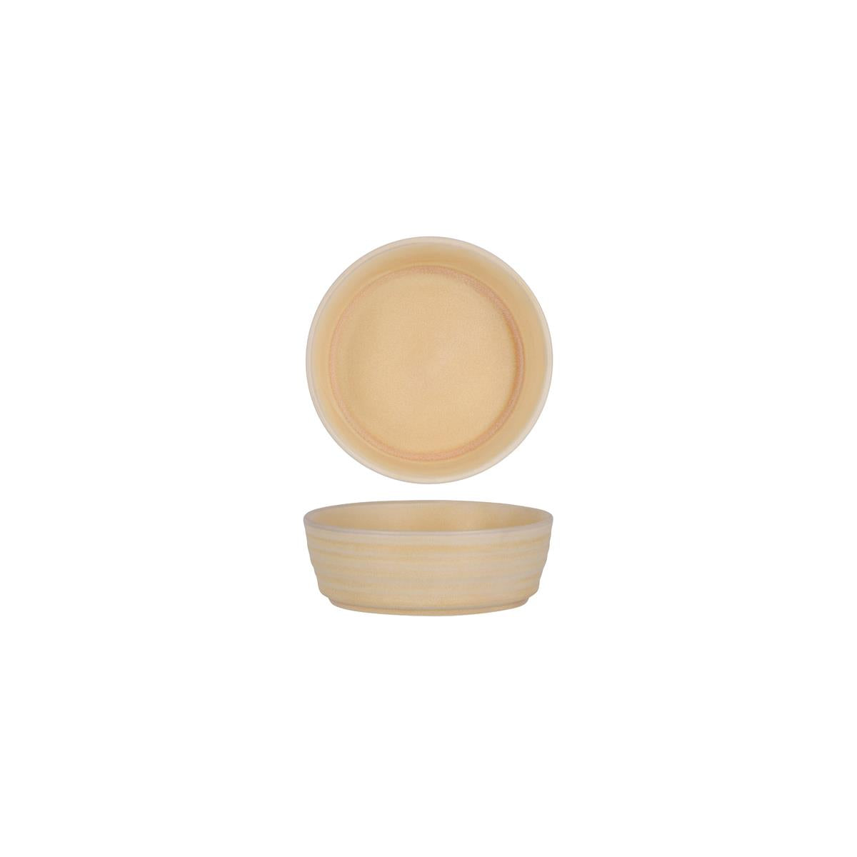 906031 - Tablekraft Urban Loft Round Bowl 143x45mm Sandstone (Sold in sets of 4)