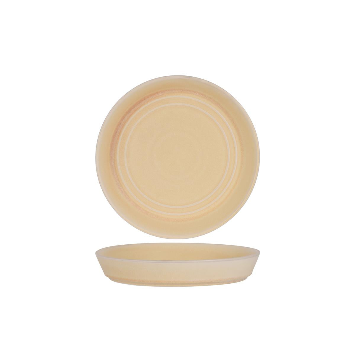 Tablekraft Urban Loft Round Flared Bowl 225x35mm Sandstone (Sold in sets of 3)