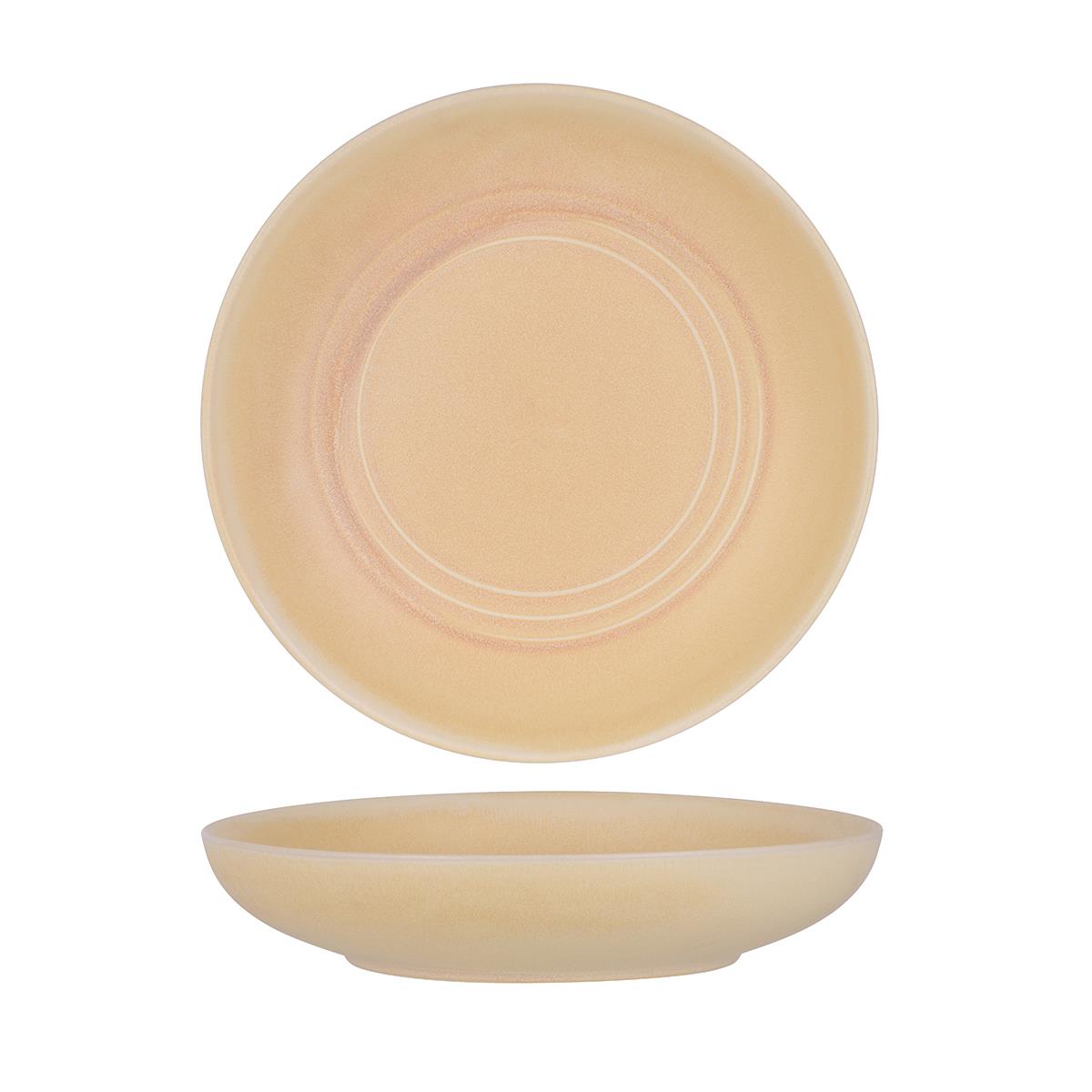 906055 - Tablekraft Urban Loft Round Serve Bowl 270x55mm Sandstone (Sold in sets of 2)