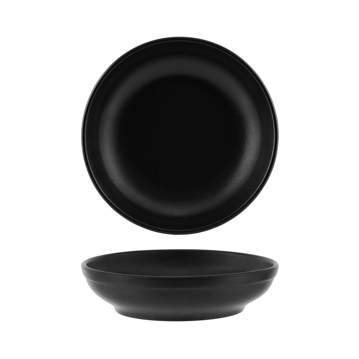 Tablekraft Tk Black Round Bowl Flared 230x55mm Black (Sold in sets of 3)