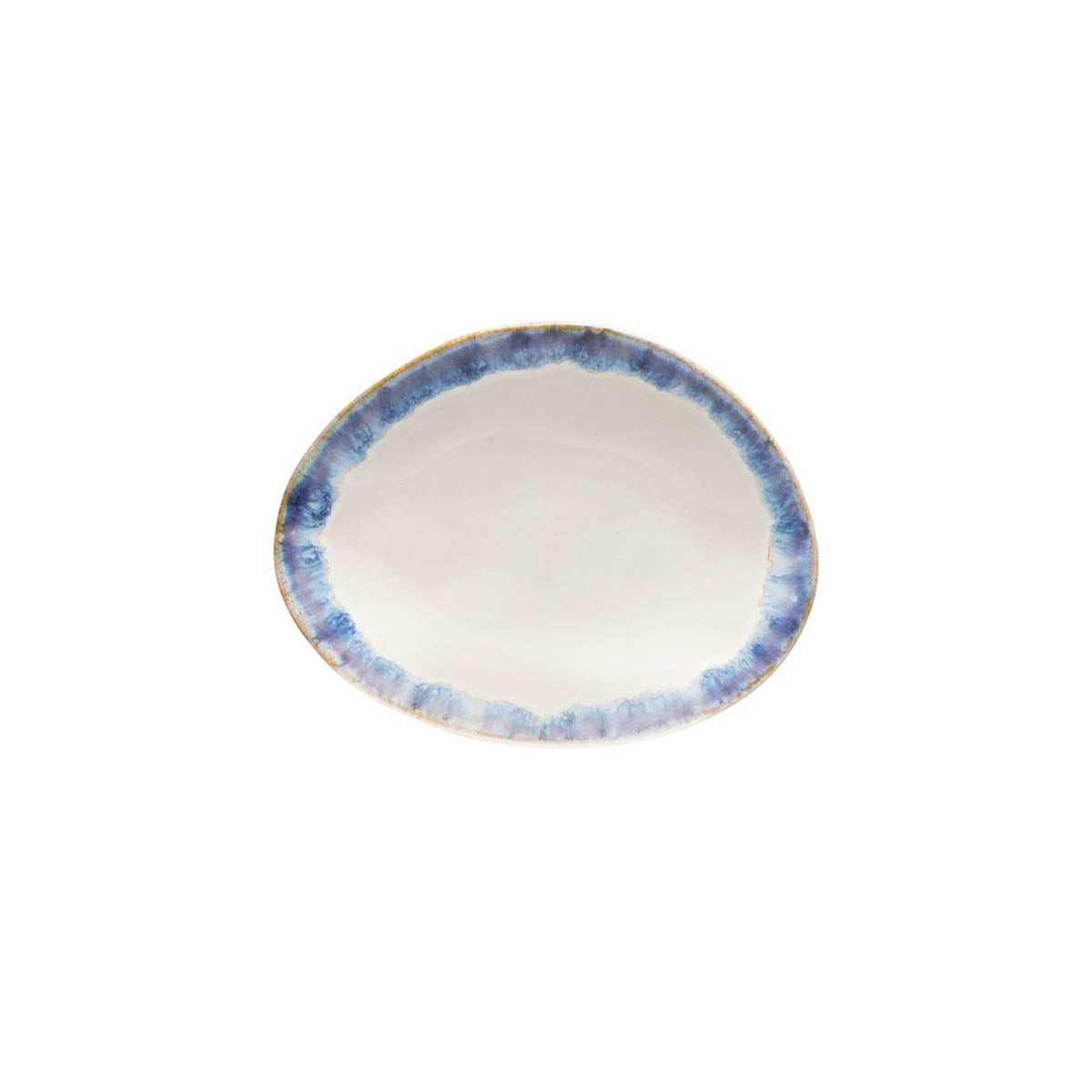 300385 - Costa Nova Brisa Oval Plate Ria Blue (Sold in sets of 6)