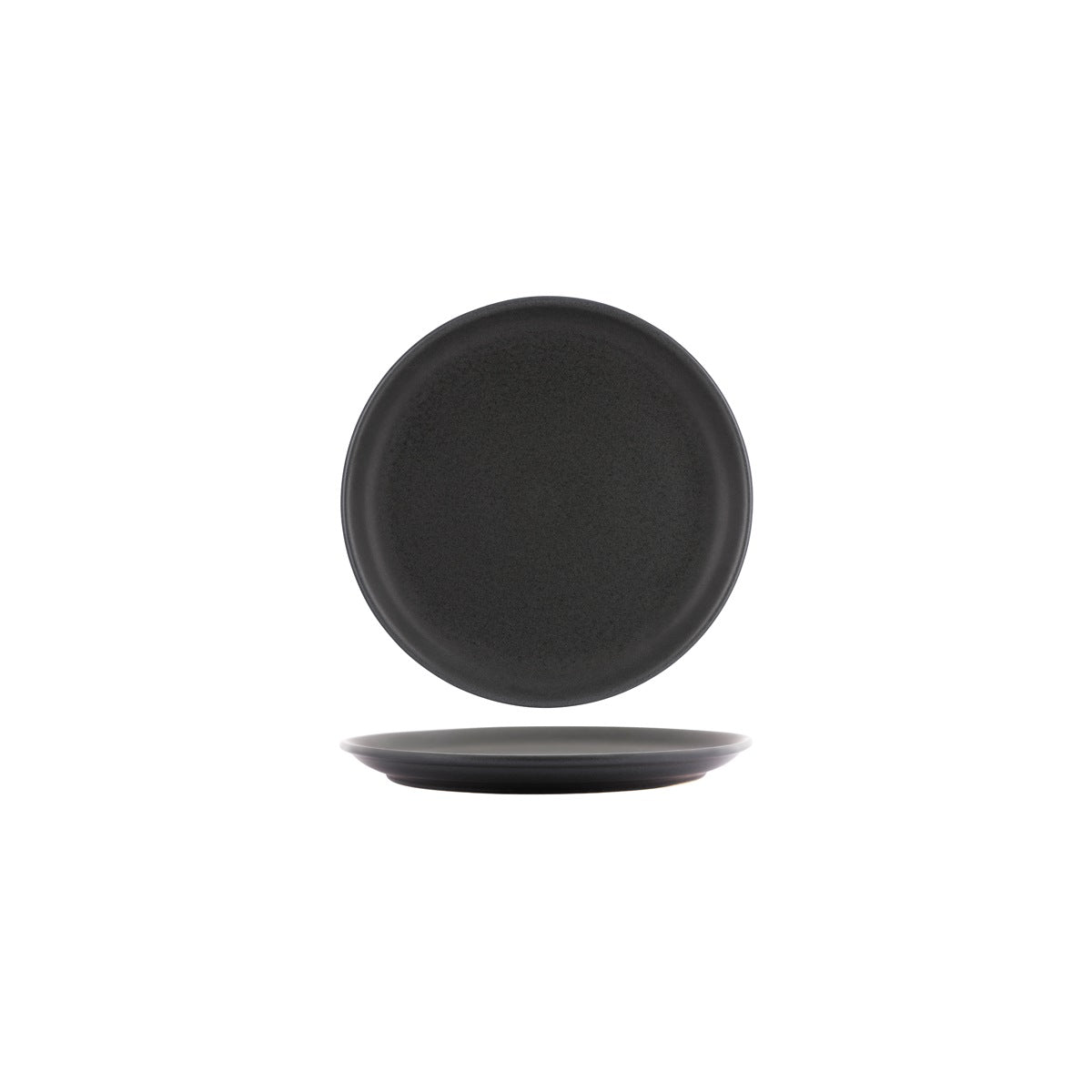 Tablekraft Artistica Round Plate Rolld Edge Slate (Sold in sets of 4)