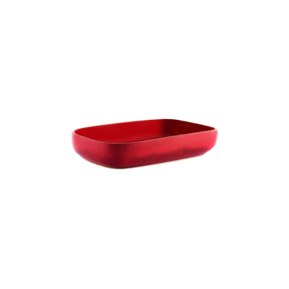 Tablekraft Artistica Rect Dish 170x105x40mm Reactive Red (Sold in sets of 4)