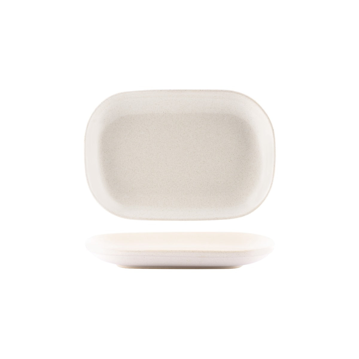 Tablekraft Artistica Rect Coupe Plate 240x160x25mm Sand (Sold in sets of 4)