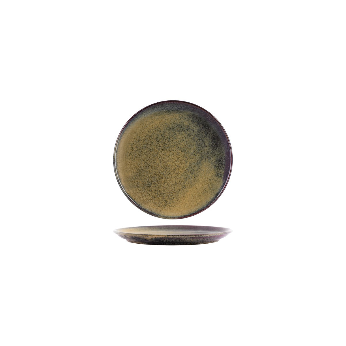 98822 - Tablekraft Artistica Rnd Plate Rld Brown (Sold in sets of 4) - Image 3