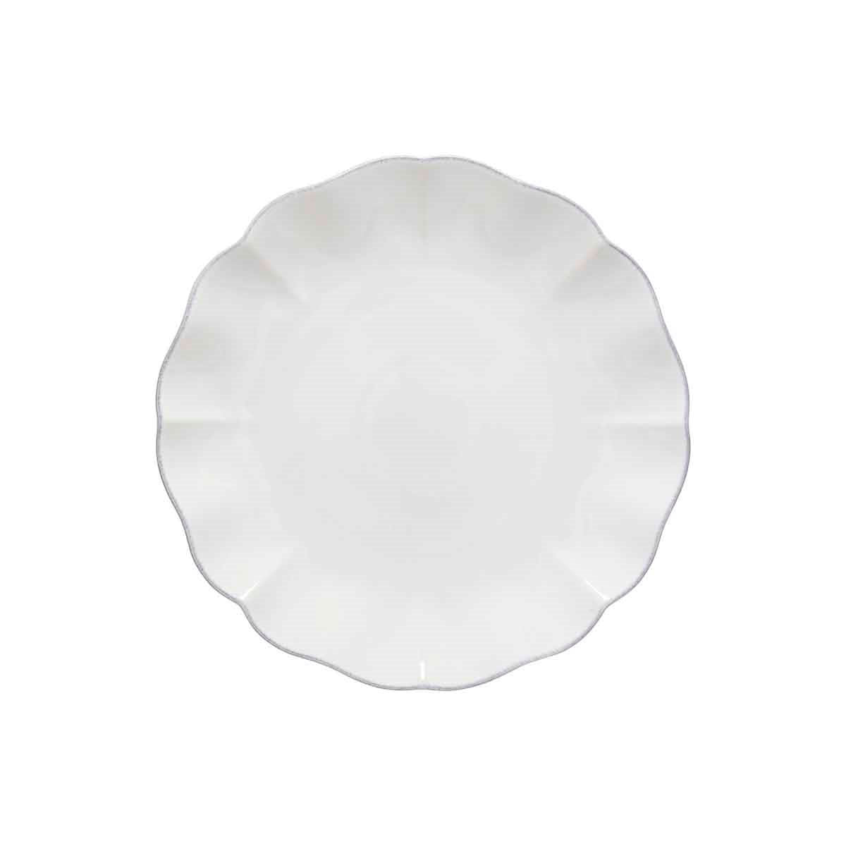 301750 - Costa Nova Rosa Plate White (Sold in sets of 6)