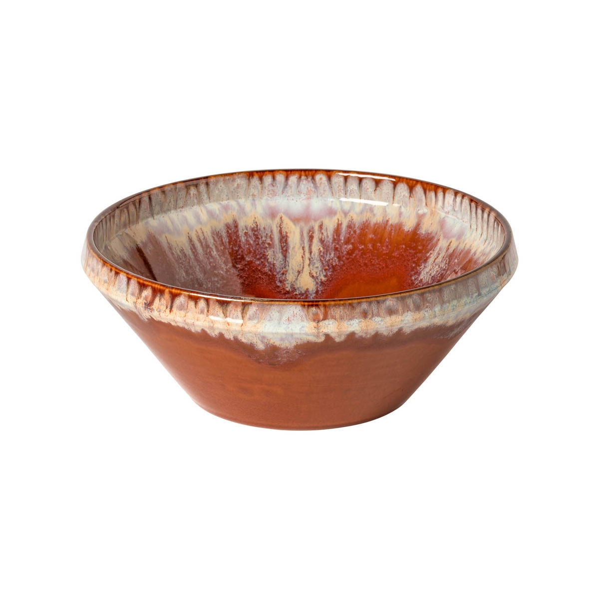 401268 - Casafina Poterie Serving Bowl 25 Caramel-Latte (Vas251-Lat)