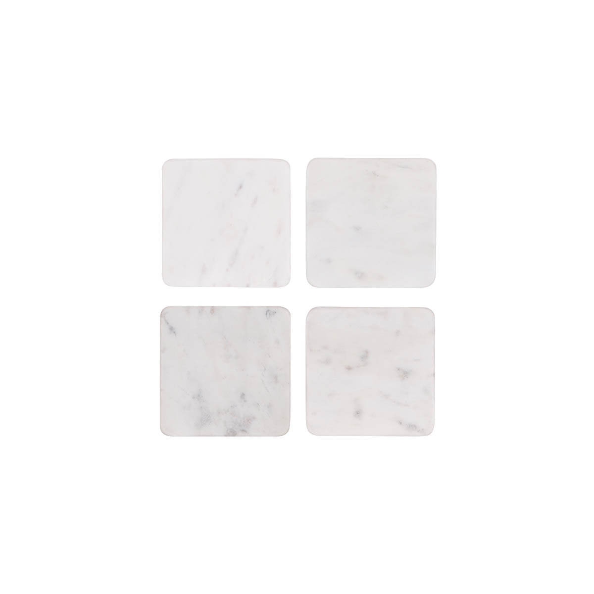 Z9038 - Zanzi Marble Square Coaster (Set 4) 90x90x6mm - Image 2