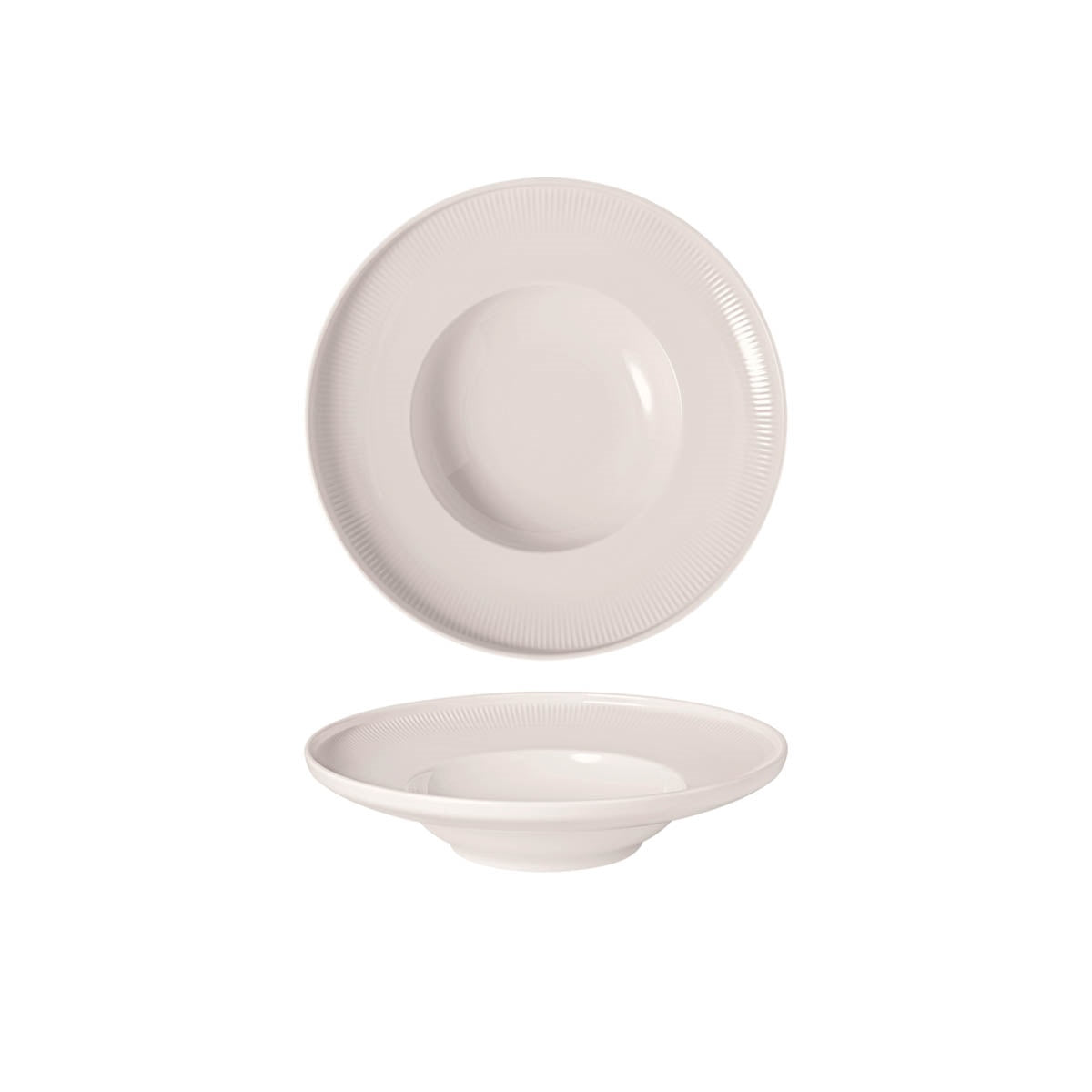 VB10-4293-2702 - V&B Afina Deep Plate W Rim 250x55mm 300ml (Sold in sets of 6)