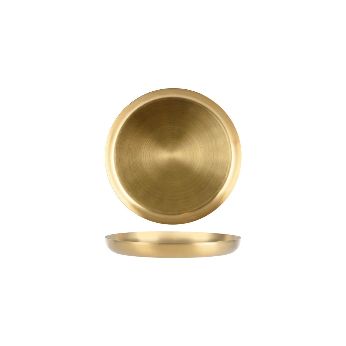 Z0020 - Zanzi Serving Tray Round Brass Satin Pvd