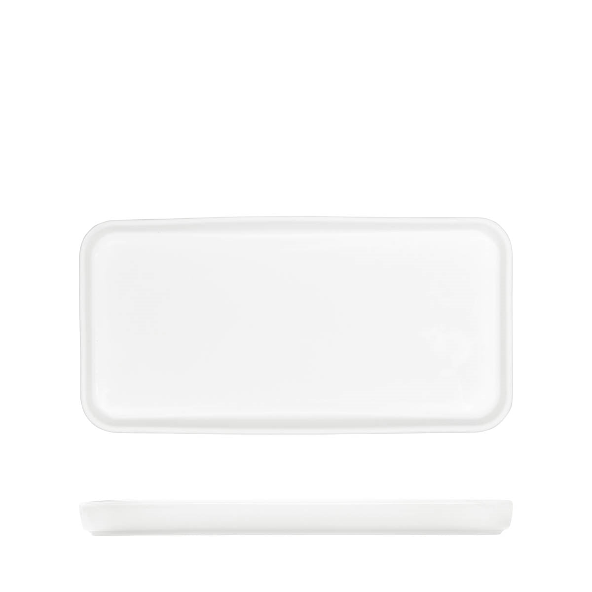 Tablekraft Core White Rectangular Dish-300X150X25mm - 3pcs