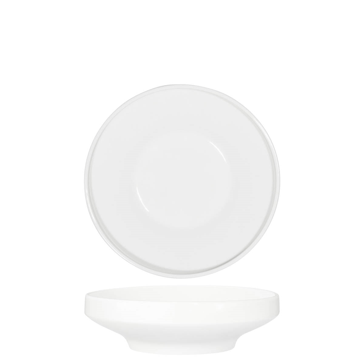 Tablekraft Core White Round Bowl Footed 210X62mm - 3pcs