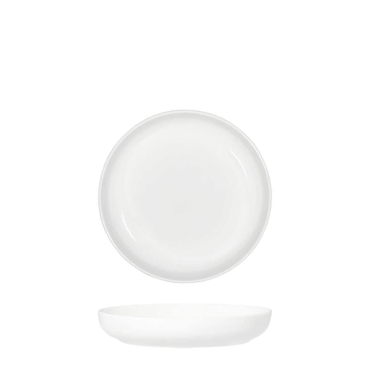 Tablekraft Core White Round Deep Coupe Plate 160X30mm - 6pcs
