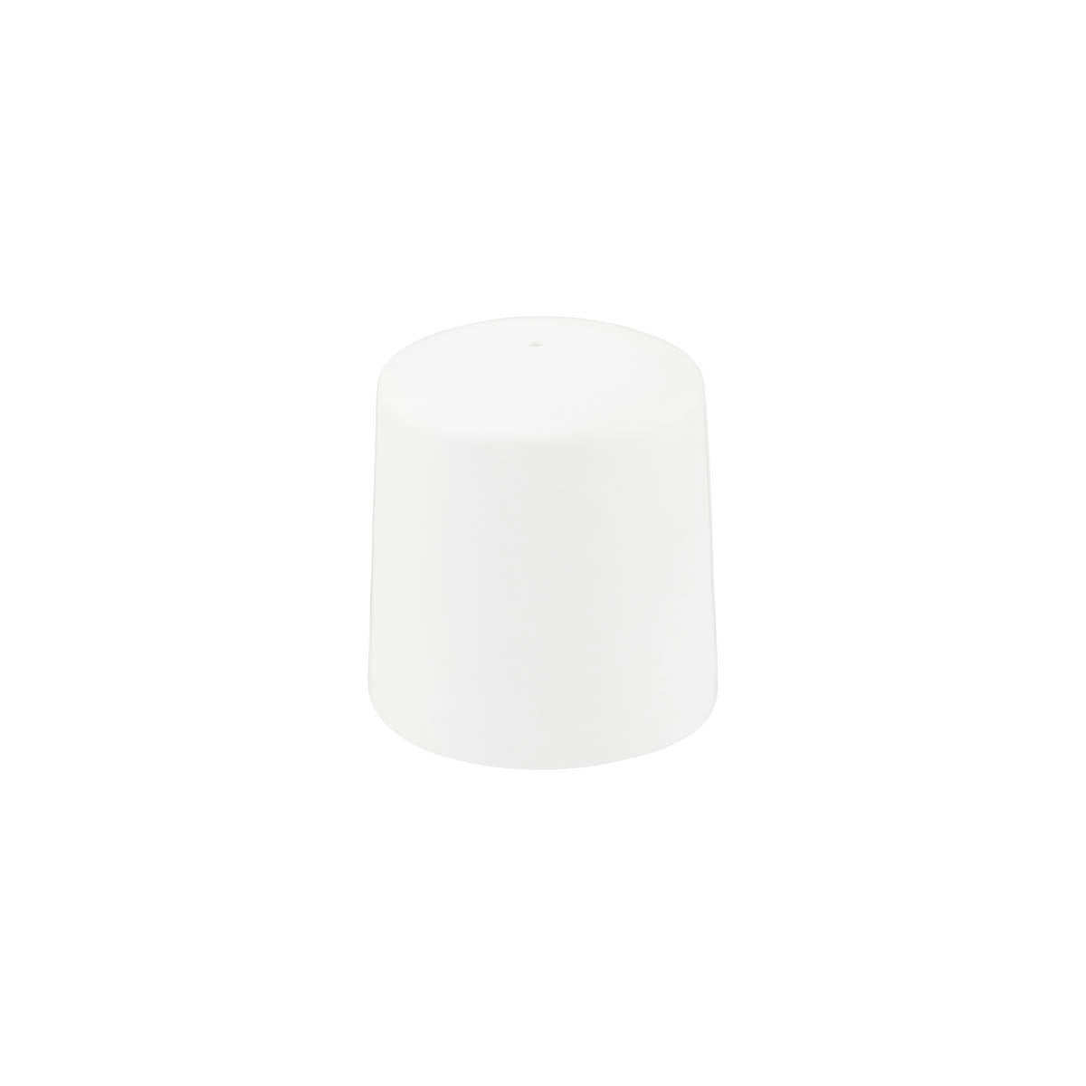 Tablekraft Core White Salt Shaker (1 Hole) Drum 48x53mm (Sold in sets of 12)