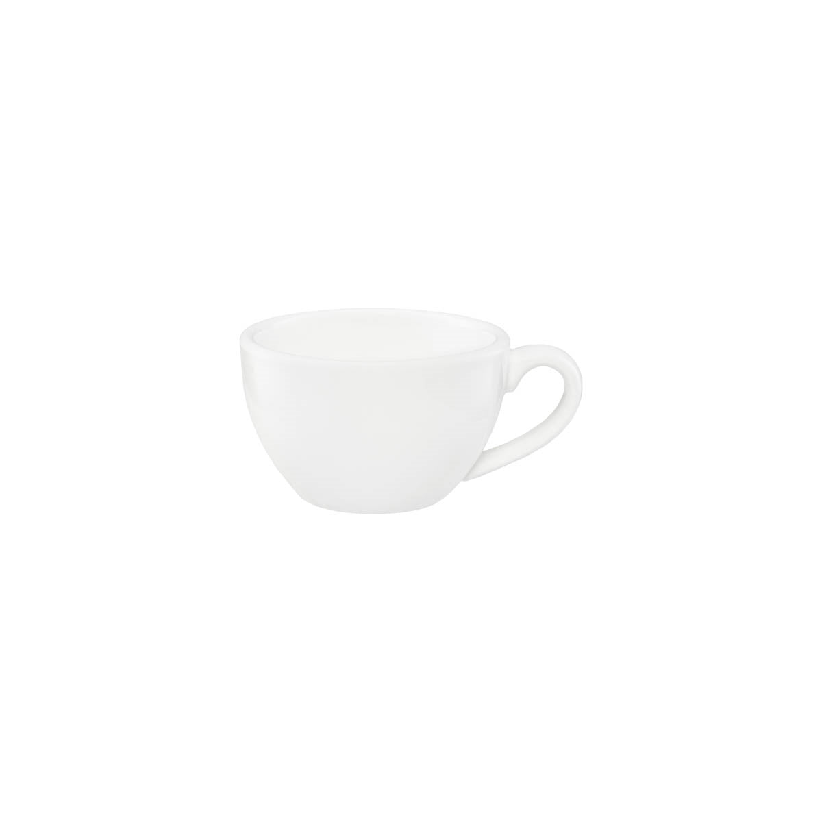 Tablekraft Core White Cappuccino Cup Tapered 220ml, 118x72mm (Sold in sets of 6)