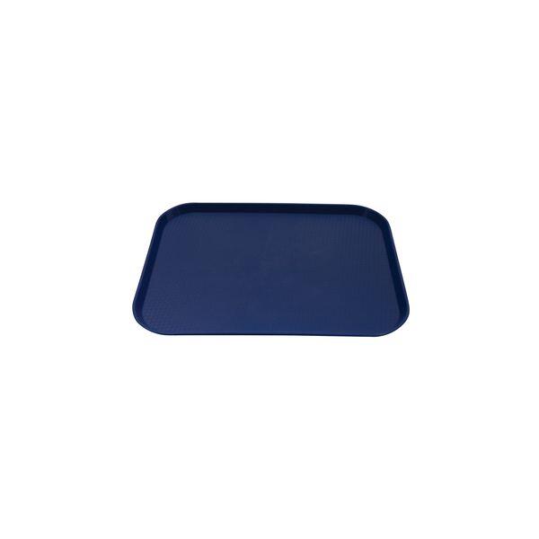 Caterrax Plastic Fast Food Trays - Commercial Cafeteria Serving Trays (Set of 12)