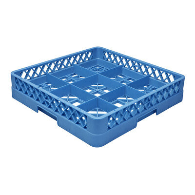 Caterrax Blue Glass Racks - Commercial Compartment Dishwasher Baskets