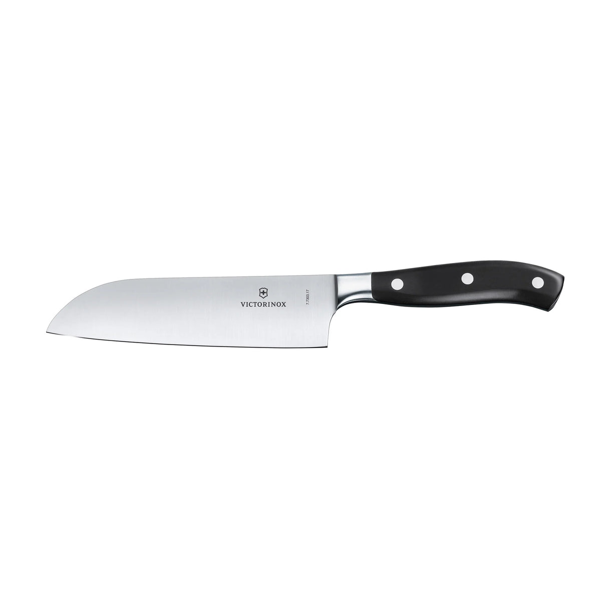 Santoku Knife, Straight Edge 17cm - Black