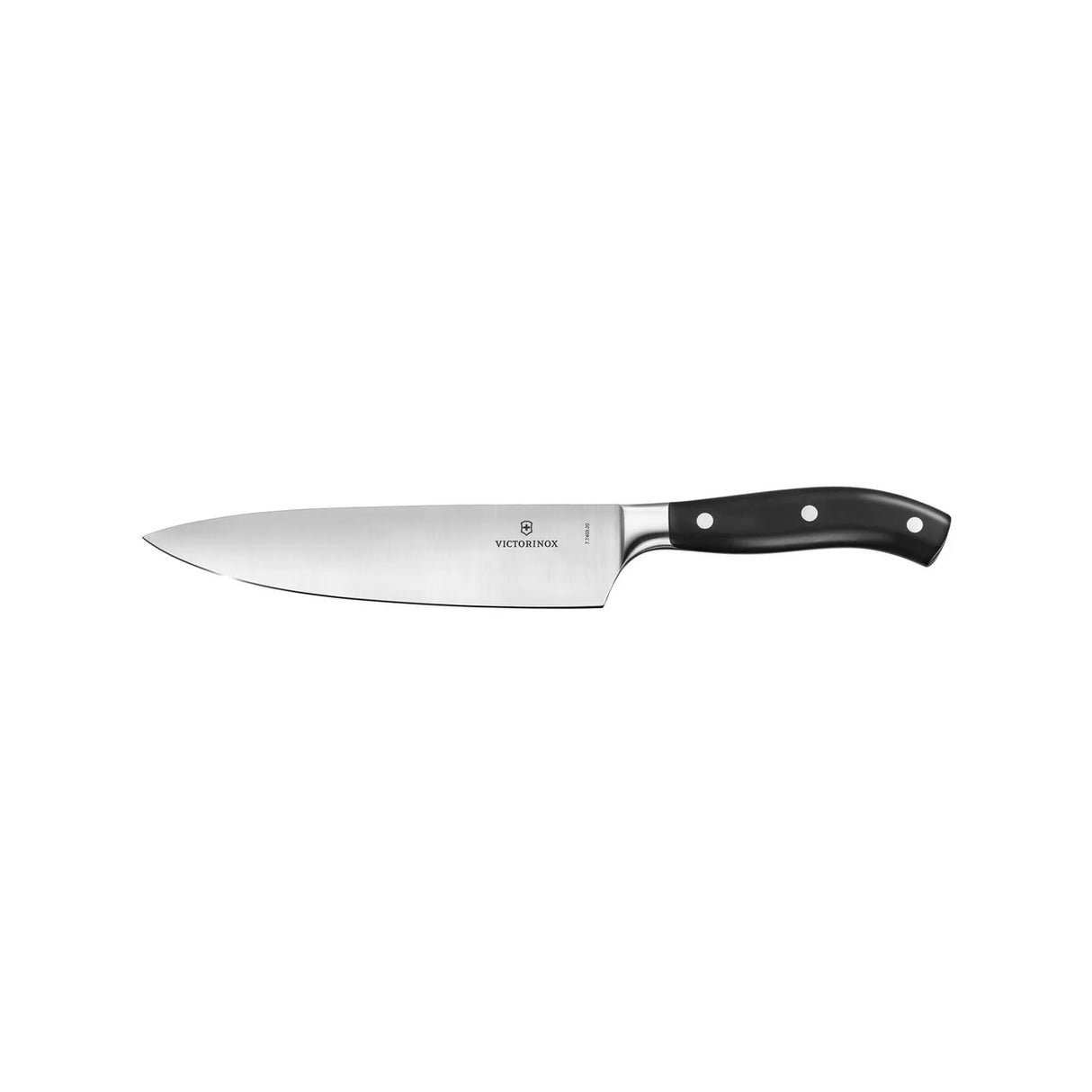 Chefs Knife,Straight Edge 20cm - Black