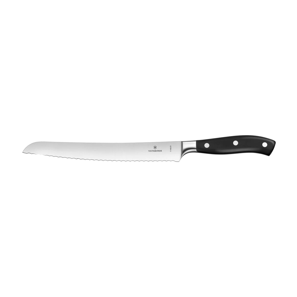 Bread Knife, Wavy Edge 23cm - Wood