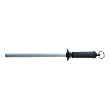 Victorinox Kitchen Sharpening Steel, Oval Diamond Coated 26cm - Black