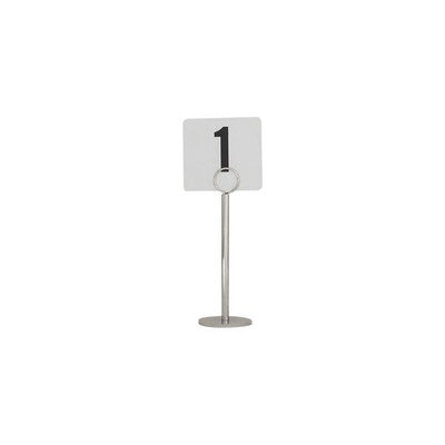 Trenton Heavy Base Ring Clip Table Number Stands - Tall Metal Menu Holders 70mm BASE