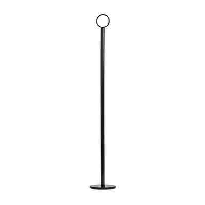 Trenton Heavy Base Ring Clip Table Number Stands - Tall Metal Menu Holders 70mm BASE