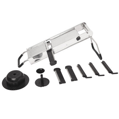Caterchef Mandoline Slicers - Professional Stainless Steel & Plastic Vegetable Cutters