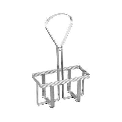 Trenton Chrome Condiment Caddies - Tabletop Salt, Pepper & Cruet Holders