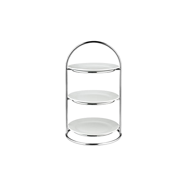 Plate Stand-S/S | 3 Tier | 230Mm Ø | 408Mm H