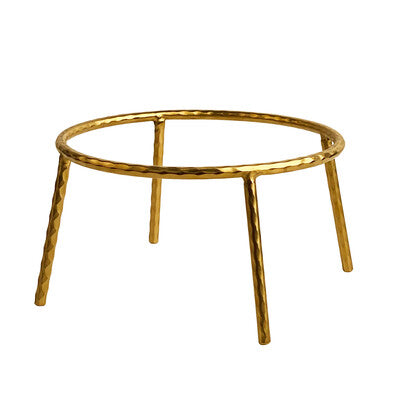 Athena Gold Stainless Steel Round Buffet Food Riser Display