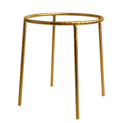 Athena Gold Stainless Steel Round Buffet Food Riser Display