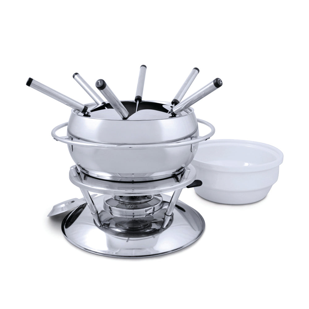 Züri 11 Piece Fondue Set, Stainless Steel