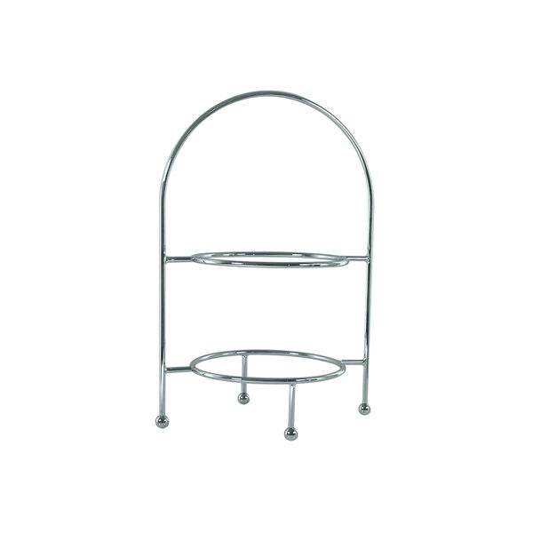 Display Stand-Round | 2 Tier | 470Mm H